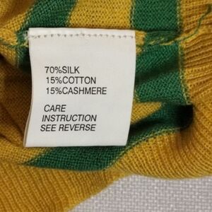Elegant Green and Yellow Women's Sweater